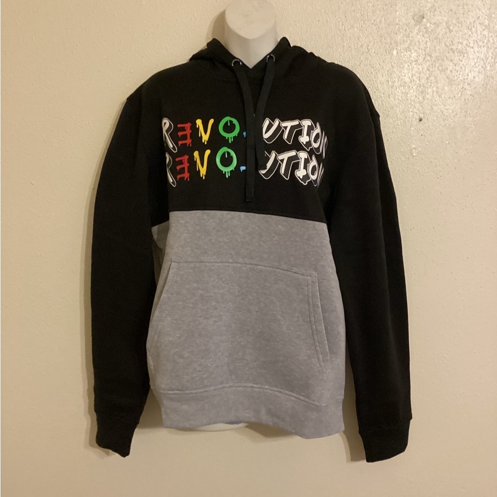 NWT Akademiks Revolution Verbiage Graphic Hoodie Size Small